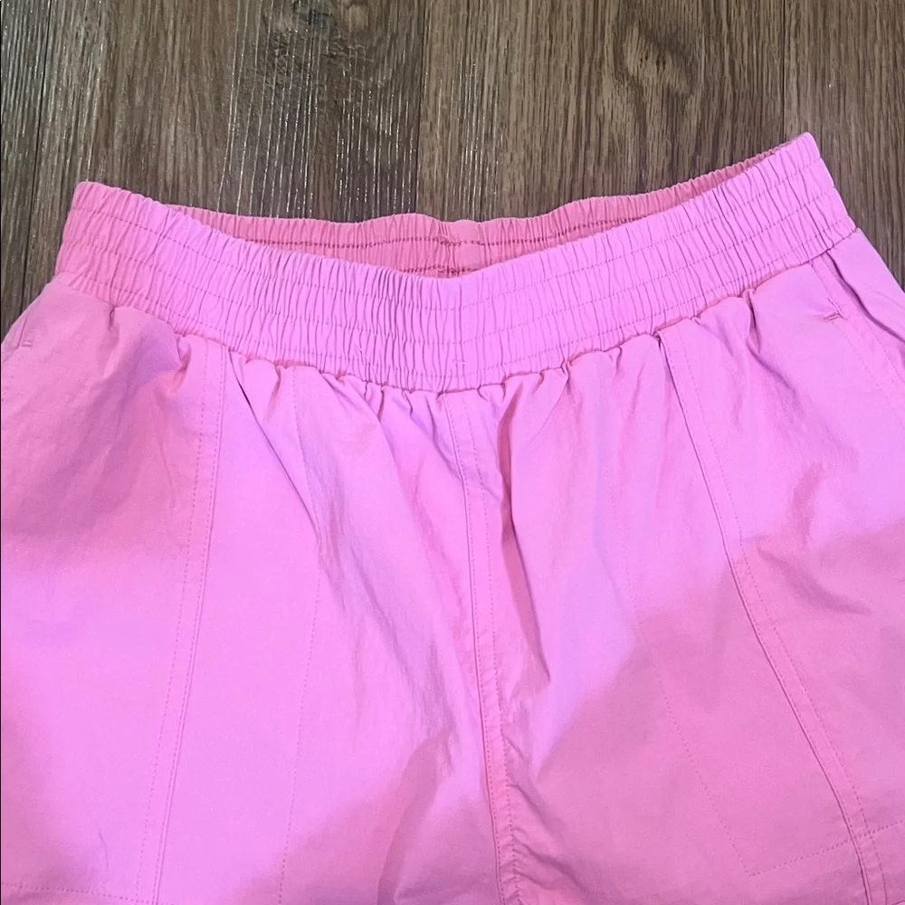 Vibrant Pink Elastic Waist Pants - Picture 3 of 15